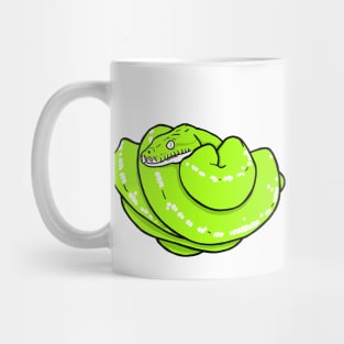 Green Tree Python Snake Mug